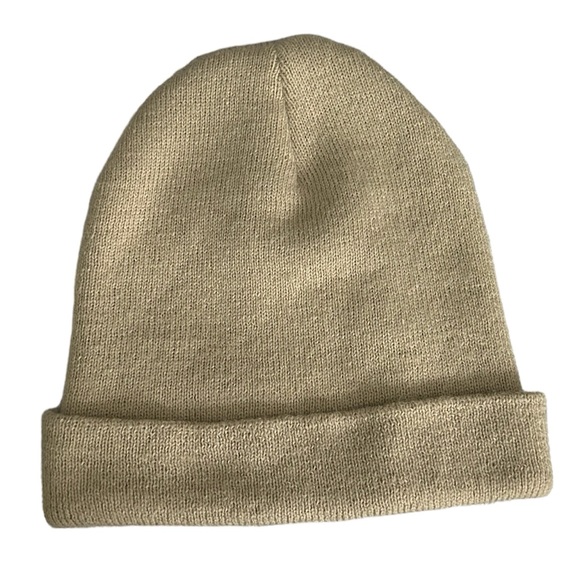 OVO Tan One-Size Beanie Winter Hat - Picture 2 of 5